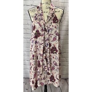 Torrid Women’s Satin Bow Tie-Front Halter Top (Size 5)